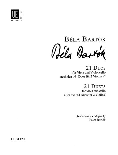 B. Bartok: 21 Duos, VaVc (Sppa)