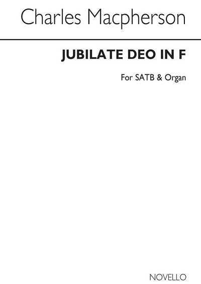 Jubilate Deo In F Satb/Organ