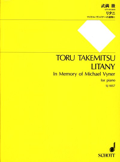 T. Takemitsu: Litany (1950-89)