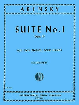 Suite N. 1 Op. 15 (Babin), 2Klav