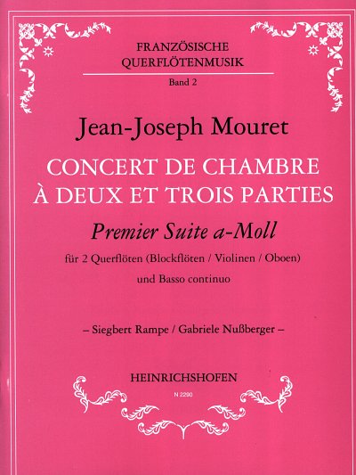 J. Mouret: Concert de chambre a 2 et 3 parties.