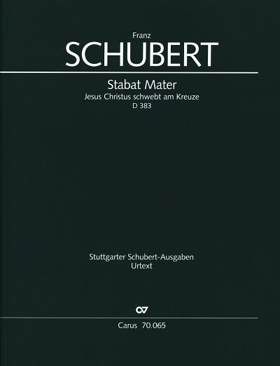 F. Schubert: Stabat Mater D 383, 3GesGchOrch (Part.)