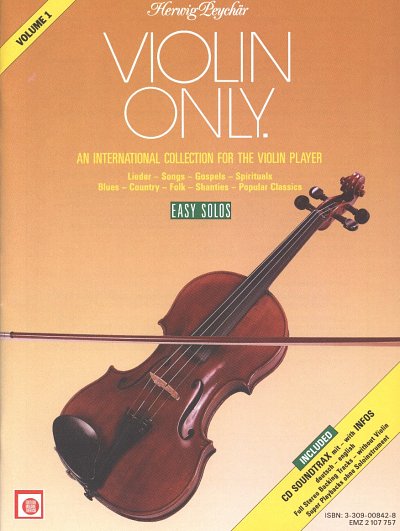 H. Peychaer: Violin only, Vol. 1, Viol (+CD)