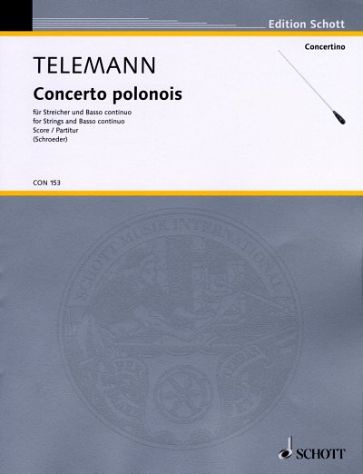 G.P. Telemann: Concerto polonois G-Dur, StrBC (Part.)