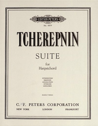 A.N. Tscherepnin: Suite für Cembalo op. 100