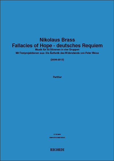 N. Brass: Fallacies of Hope - Deutsches Req, GchKlav (Part.)