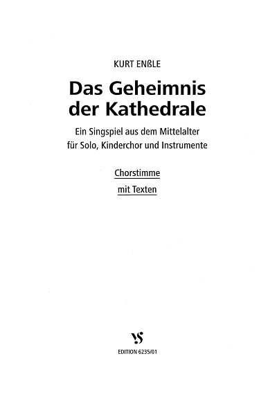 K. Enssle y otros.: Das Geheimnis Der Kathedrale
