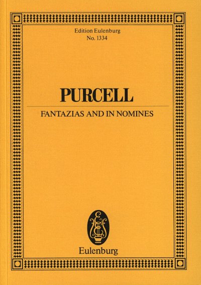 H. Purcell: Fantazias + In Nomines Eulenburg Studienpartitur