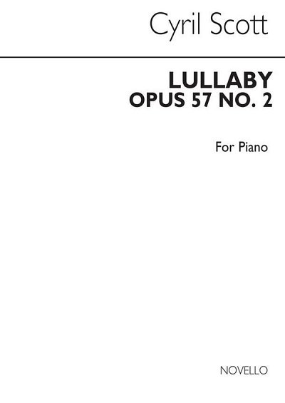 C. Scott: Lullaby Op57 No.2 Piano, Klav