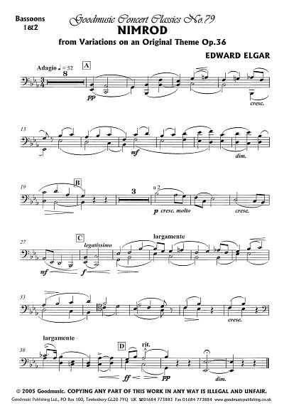 E. Elgar: Nimrod, Sinfo (Fag1,2)