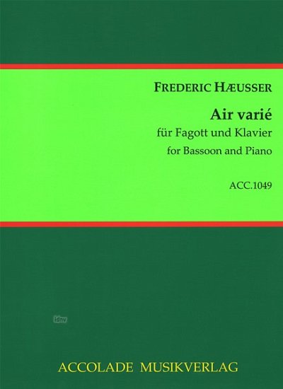 F. Häusser: Air varié, FagKlav (KlavpaSt)