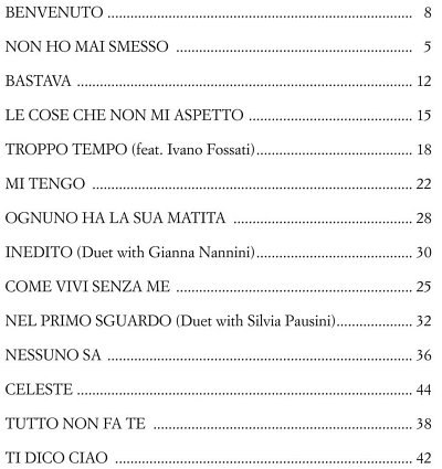 L. Pausini: Inedito