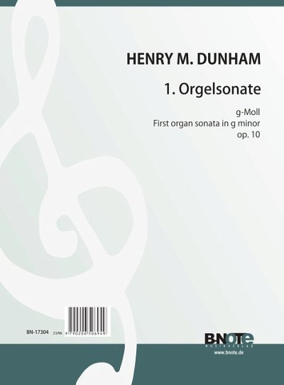 D.H. Morton: 1. Orgelsonate g-Moll op.10, Org