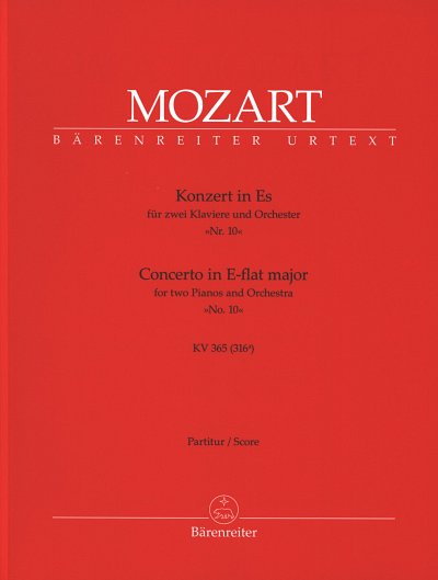 W.A. Mozart: Konzert für zwei Klaviere und, 2KlavOrch (Part)