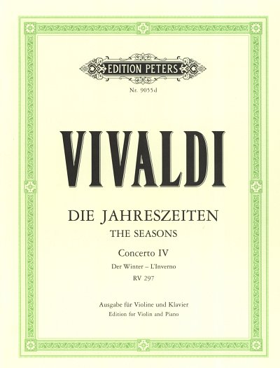 A. Vivaldi: Die Jahreszeiten - Konzert f-Moll op. (KlavpaSt)