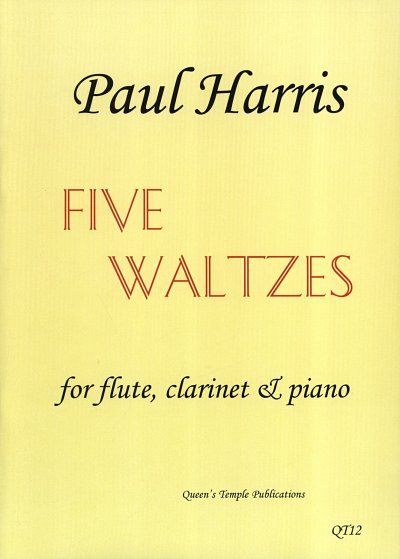 P. Harris: Five Waltzes, FlKlarKlav (KlaPa+St)