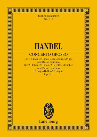 DL: G.F. Händel: Concerto grosso, Orch (Stp)