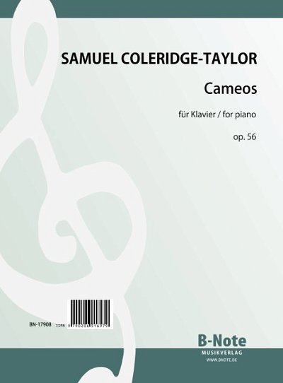 S. Coleridge-Taylor: Cameos - Drei Stücke für Klavier , Klav