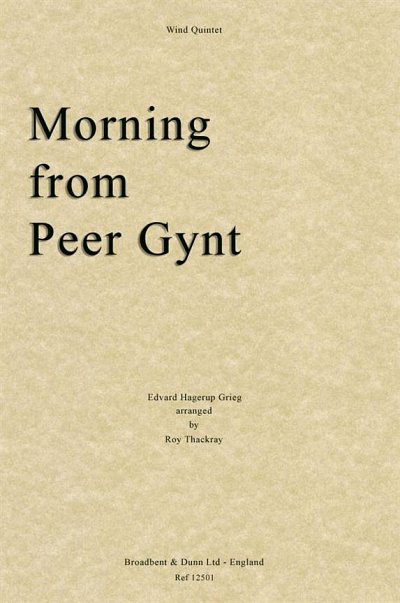 E. Grieg: Morning from Peer Gynt (Pa+St)