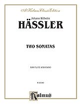 DL: J.W.H.H.J. Wilhelm: Hässler: Two Sonatas, FlKlav (Klavpa