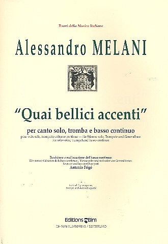 A. Melani: Quai bellici accenti, GesHTrpBc (Pa+St)