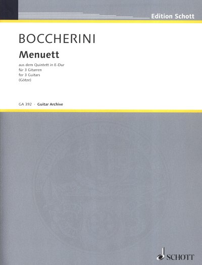 L. Boccherini: Menuett A-Dur op. 11/5 (Sppart)
