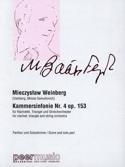 M. Weinberg: Kammersinfonie Nr. 4 op. 15, KlarStroTri (PaSt)