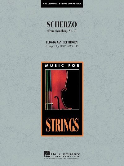 L. v. Beethoven: Scherzo (from Symphony No. 9), Stro (Part.)