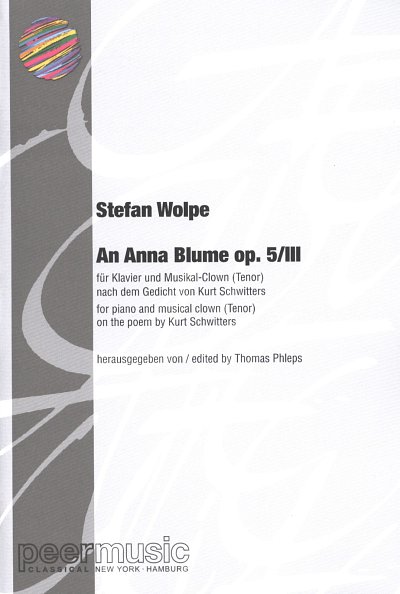 Wolpe Stefan: An Anna Blume Von Kurt Schwitters Studio Reihe