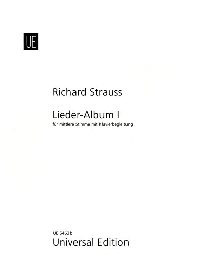 R. Strauss: Lieder-Album 1 - mittlere Stimme, GesMKlav