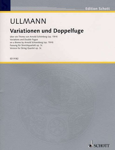 V. Ullmann: Variationen und Doppelfuge op. , 2VlVaVc (Pa+St)