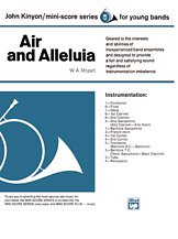 DL: W.A. Mozart: Air and Alleluia, Blaso (Pa+St)
