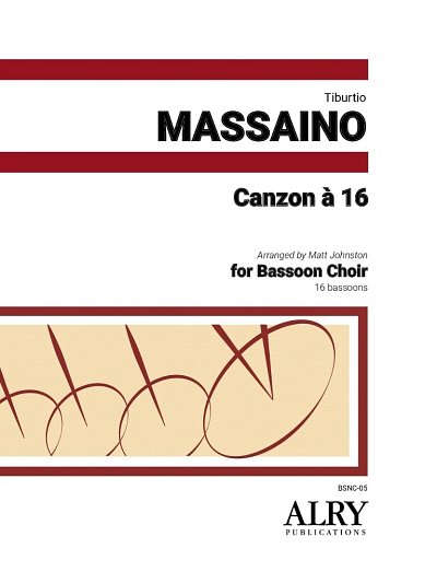 Canzon á 16 for 16 Bassoons (Pa+St)