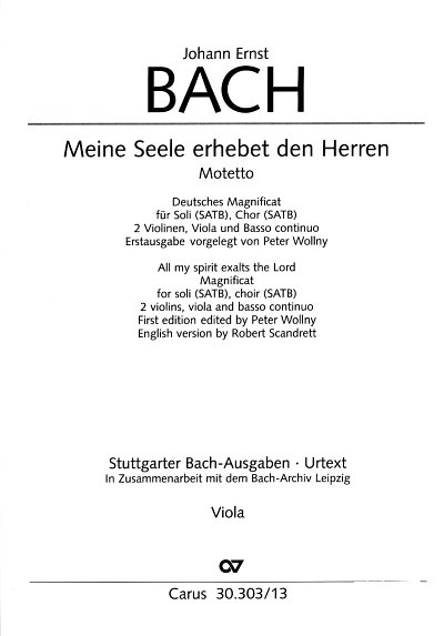 Bach, Johann Ernst: Deutsches Magnificat