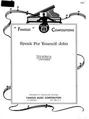 DL: J.F.L. Steele: Speak For Yourself John, GesKlavGit