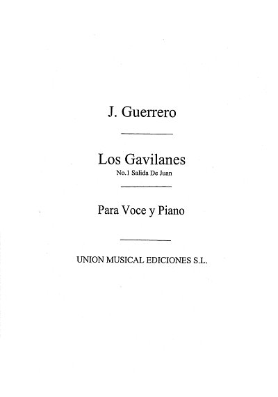 Jacinto Guerrero: No.1 Salida De Juan, GesKlav
