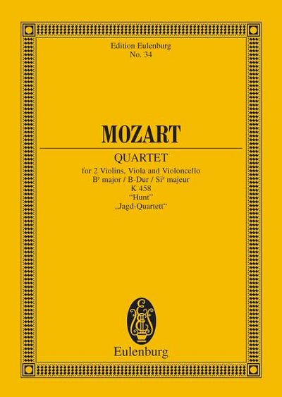 W.A. Mozart: String Quartet B flat major