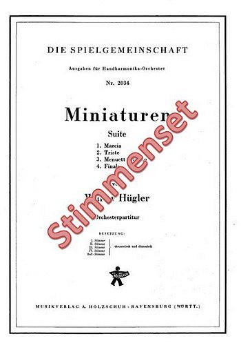 W. Hügler: Miniaturen Suite