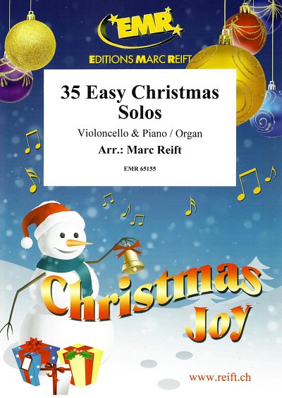 DL: M. Reift: 35 Easy Christmas Solos, VcKlv/Org