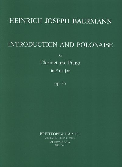 B.H. Joseph: Introduktion und Polonaise, KlarKlv (KlavpaSt)