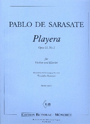 P. de Sarasate: Spanische Tänze - Playera, VlKlav (KlavpaSt)