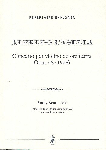 A. Casella: Konzert a-Moll op. 48