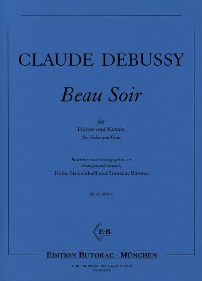 C. Debussy: Beau Soir, VlKlav (KlavpaSt)