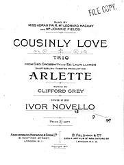 DL: I. Novello: Cousinly Love, GesKlav
