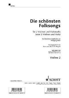 Die schönsten Folksongs , 2VlVa/Vc (Vl2)