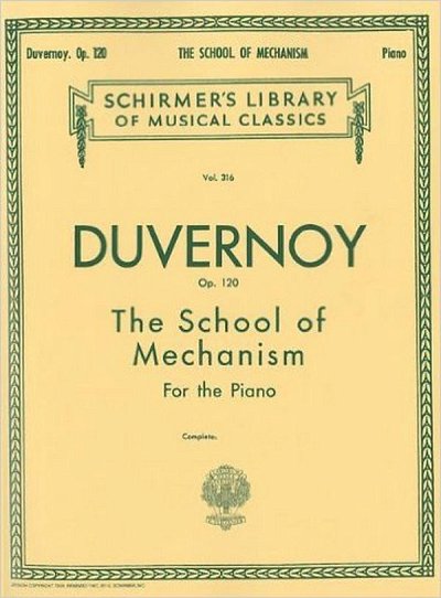 J.-B. Duvernoy: School of Mechanism, Op. 120, Klav