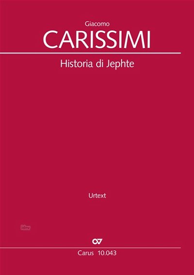 DL: G. Carissimi: Historia di Jephte (1640 (ca,)) (Part.)