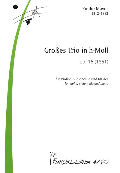 E. Mayer: Großes Trio in h-Moll op. 16, VlVcKlv (Pa+St)