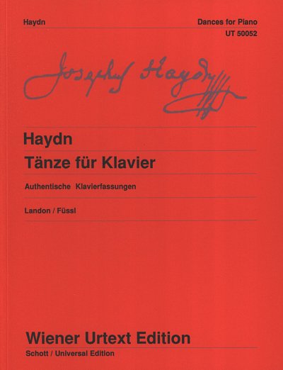J. Haydn: Tänze Hob. IX:3, 8, 11, 12, Klav