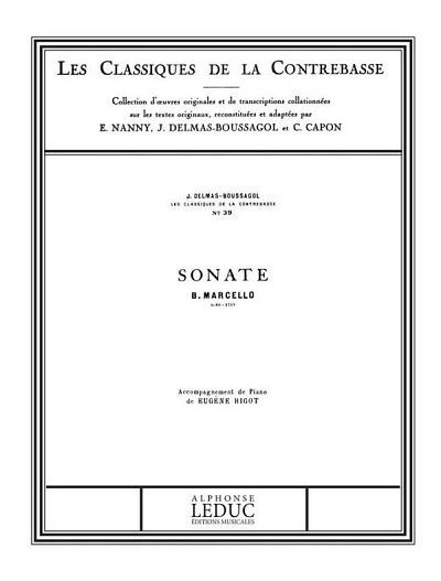 B. Marcello: Benedetto Marcello: Sonata